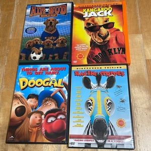 Lot of 4 animal related dvd movies